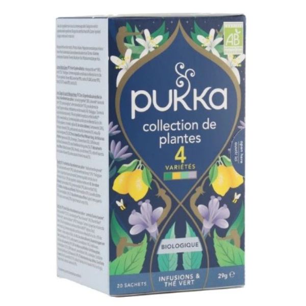 Tisane Collection de Plantes 4 Variétés 20 sachets