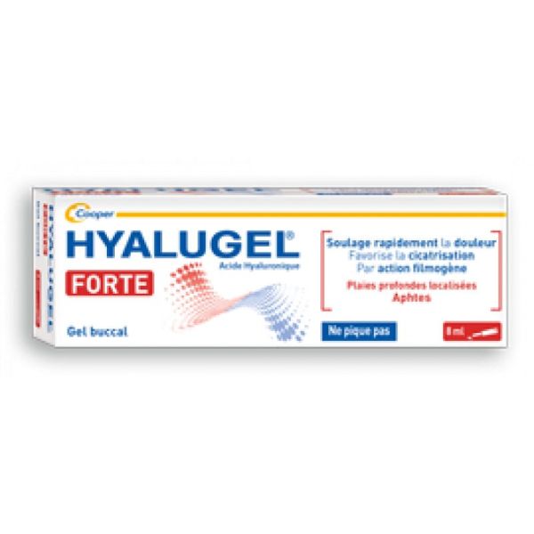 Hyalugel - Plaies profondes localisées, aphtes, états inflammatoires - 8ml