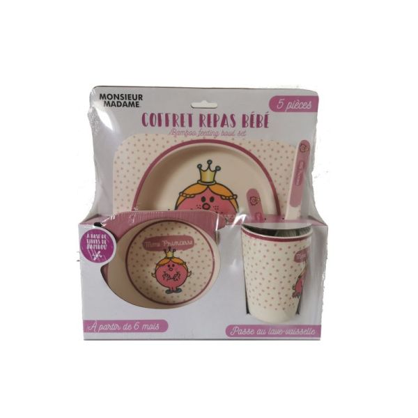 Monsieur Madame Coffret Repas Bebe En Bambou Monsieur Madame Coffret Repas Bebe En Bambou