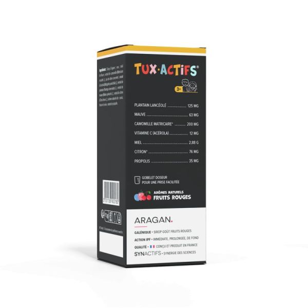 TuxActifs BIO 3+ - Sirop 125 ml