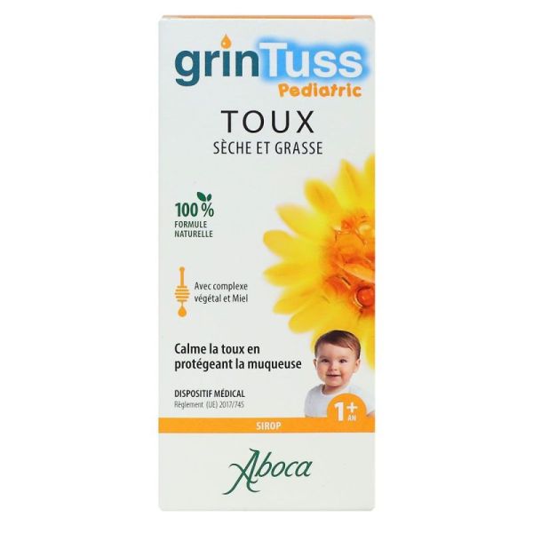 Grintuss Pediatric Toux sèche et grasse 128g
