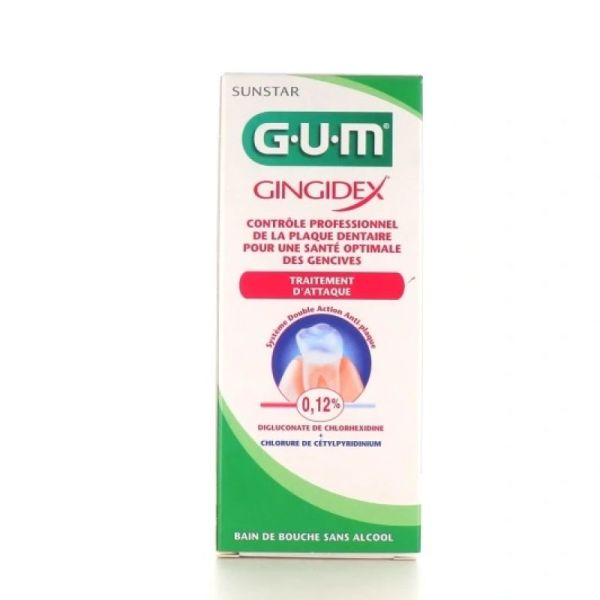 Bain de bouche Gingidex 0,12% Chx 300ml