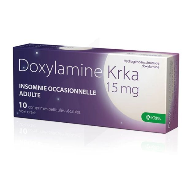 Doxylamine 15 Mg, Comprimé Pelliculé Sécable