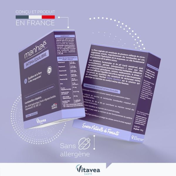 Manhaé Intima Équilibre 15+ 30 Gélules