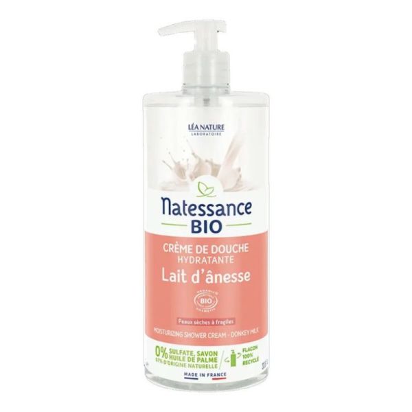 Gel douche crème hydratante Lait d'ânesse 1 L