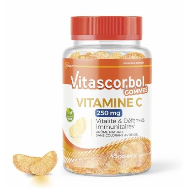 Vitamine C 250mg 45 gommes Vitascorbol