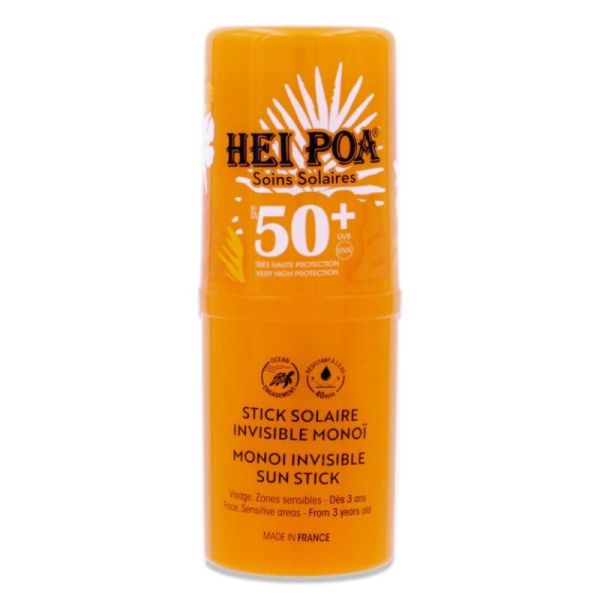 Stick solaire invisible Monoï SPF50 15 g