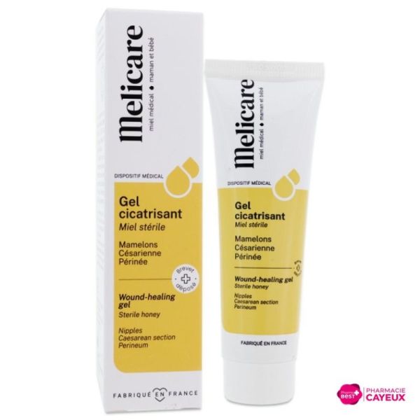 Gel cicatrisant au miel médical stérile 30 g