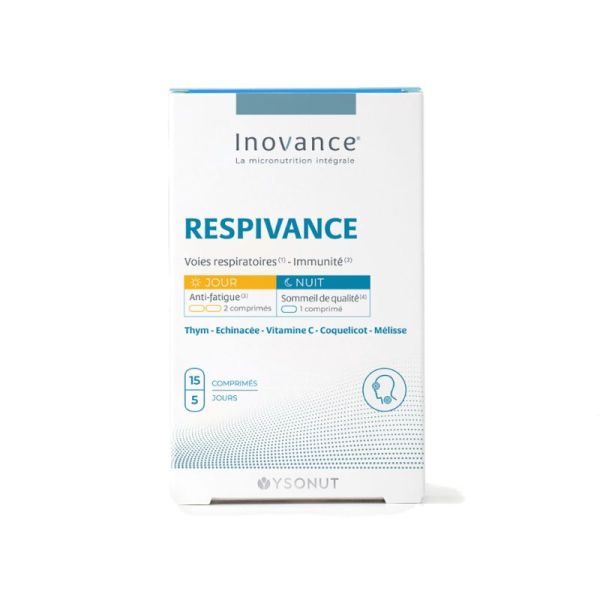 Respivance Confort des voies respiratoires Jour/Nuit 15 comprimés