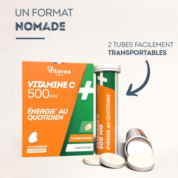 Vitamine C énergie au quotidien Nutrisanté x 24 comprimés