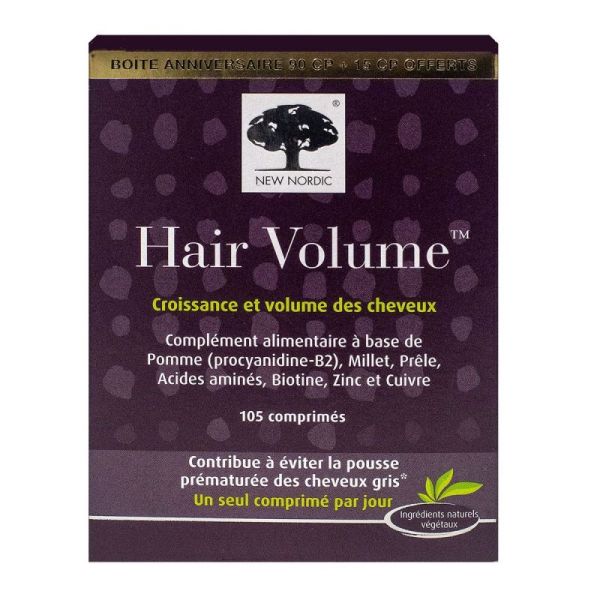 Hair Volume croissance et volume des cheveux 105 comprimés
