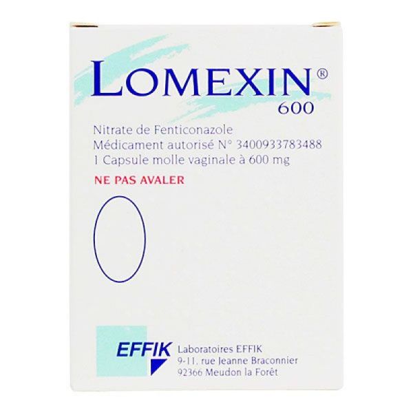 Lomexin 600 mg 1 capsule molle