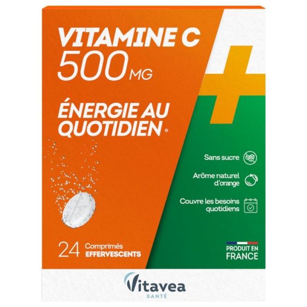 Vitamine C 500mg énergie au quotidien 24 comprimés