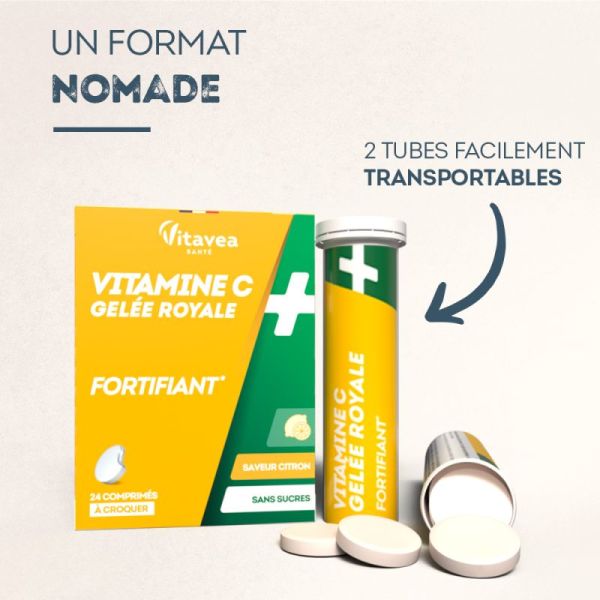 Vitamine C & gelée royale fortifiant x 24 comprimés