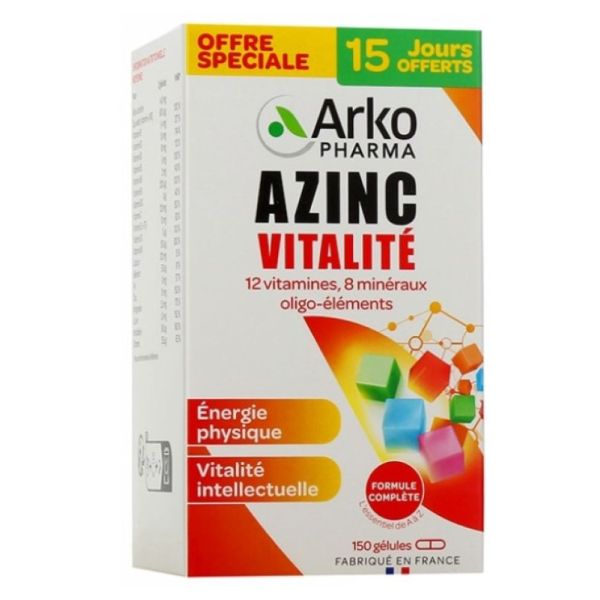 Azinc Vitalité 150 Gélules