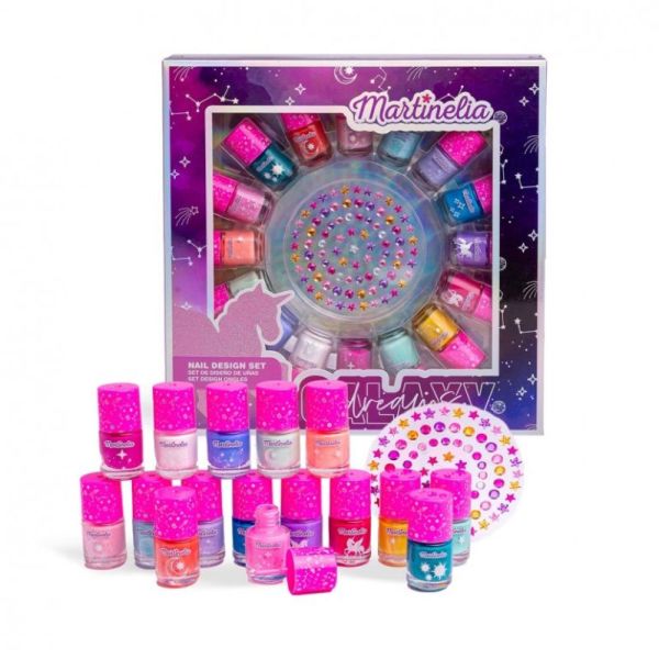 Galaxy Dreams Coffret Nail Art Scintillant 17 Pièces
