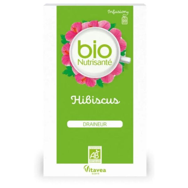 Infusion Hibiscus Draineur 20 sachets