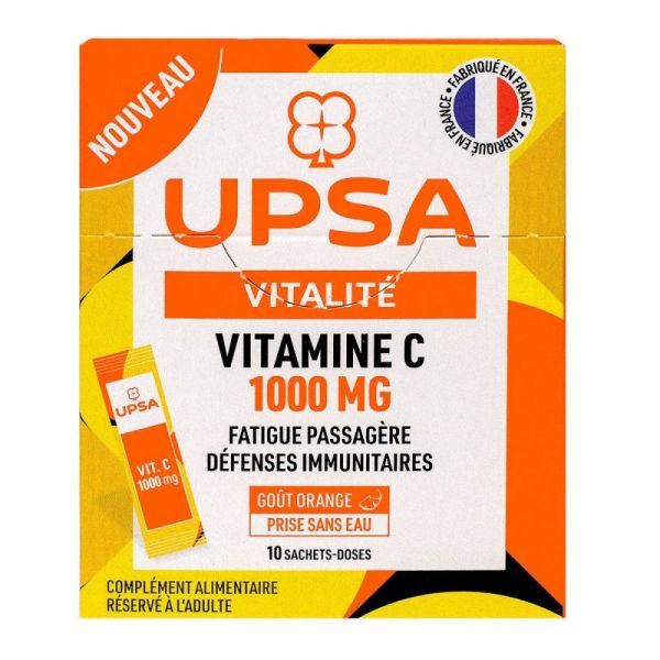 Vitalité Vitamine C 1000mg - 10 sachets