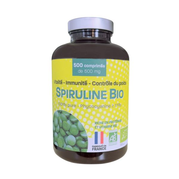 Spiruline 100 comprimés 500mg