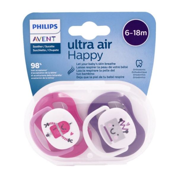 Ultra Air Sucettes 6-18 mois « Love Papa » - lot de 2
