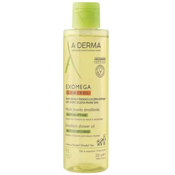 Exomega Control Huile Lavante Emolliente Anti-grattage 200ml