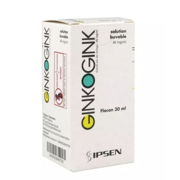 Ginkogink Solution Buvable 1 Flacon En Verre De 30 Ml - Avec Mesurette Graduée