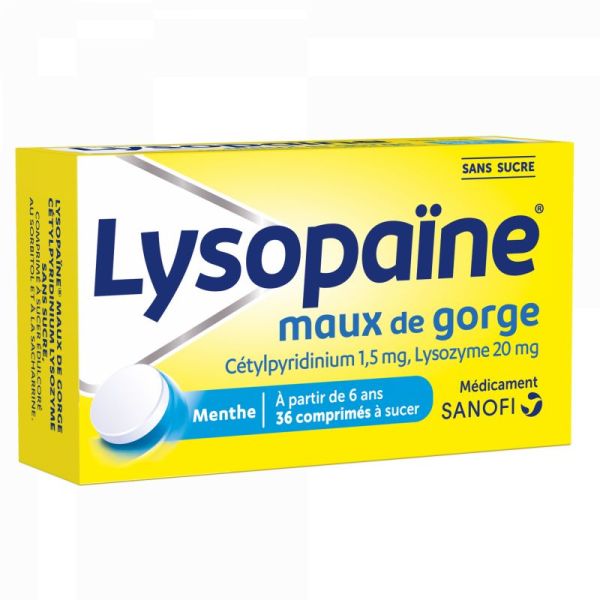 Lysopaine 36 comprimés à sucer