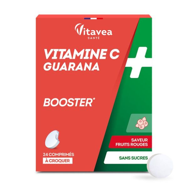 Vitamine C & guarana booster Nutrisanté x 24 comprimés