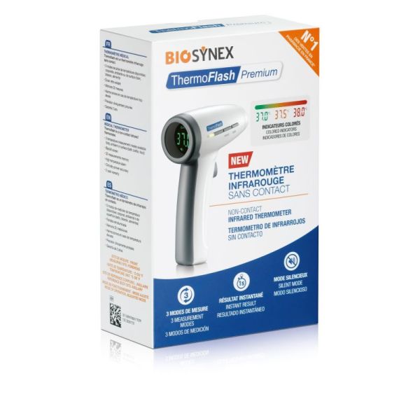 Exacto ThermoFlash Premium Thermomètre Médical Sans Contact