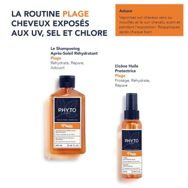 L'icône Huile Protectrice Cheveux exposés UV Sel et Chlore 100ml