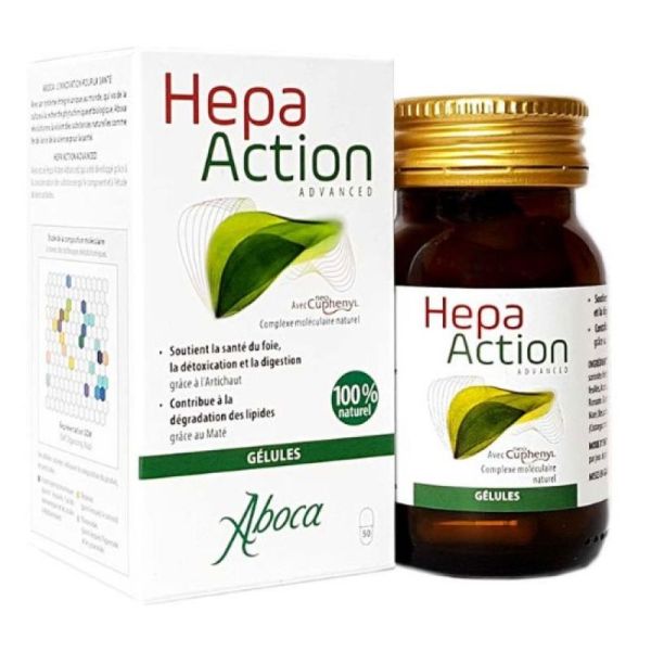 Hepa action x 50 gélules Gastro-intestinale