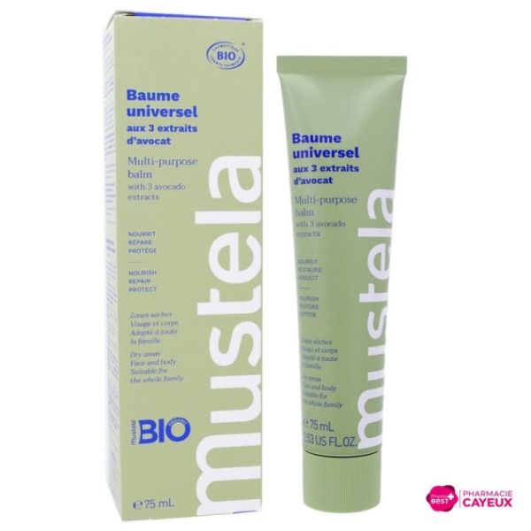 Baume Universel aux Extraits d'Avocat Bio 75 ml