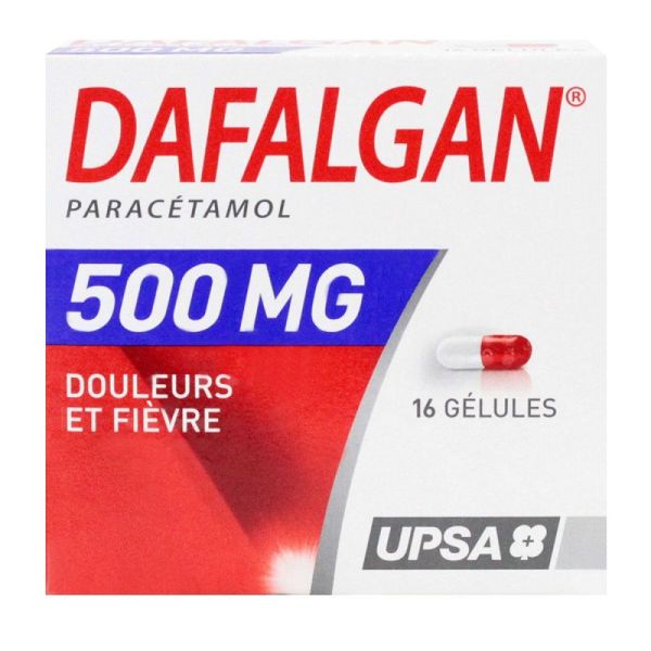 Dafalgan 500 mg 16 gélules