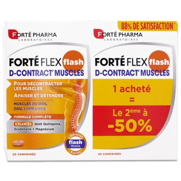 Flex Flash Décontractant musculaire - 2 x 20 comprimés