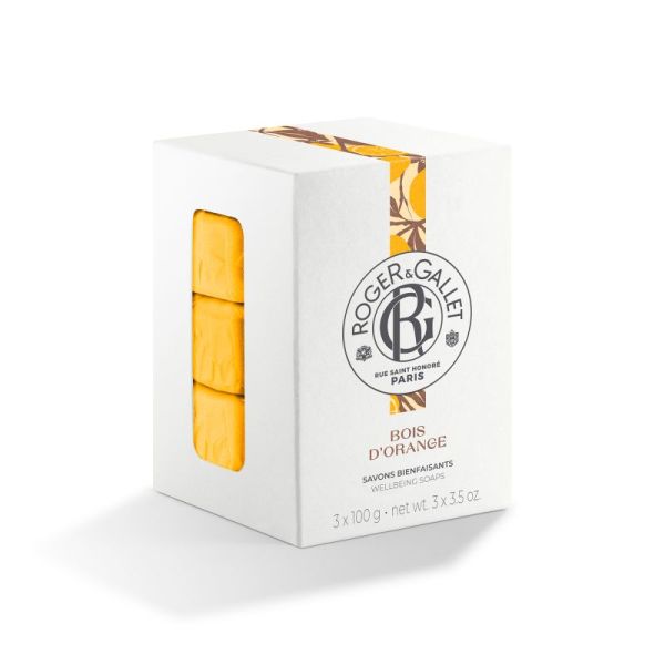 Bois d’Orange Savons Bienfaisants 3 x 100 g