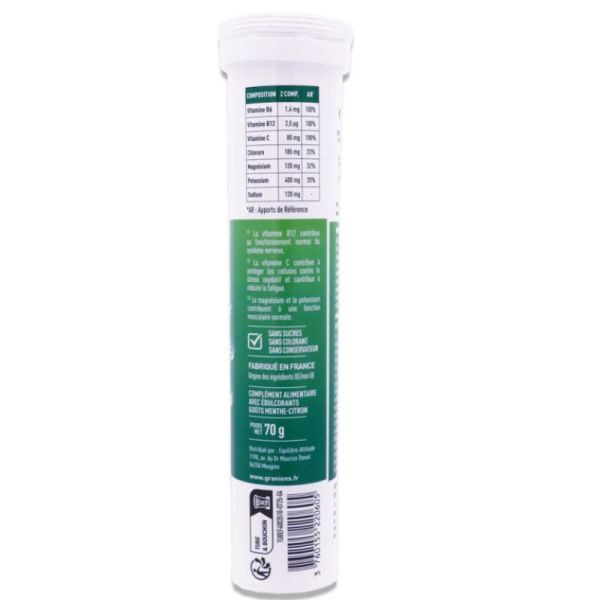 Hydrop Menthe-Citron - 20 comprimés effervescents