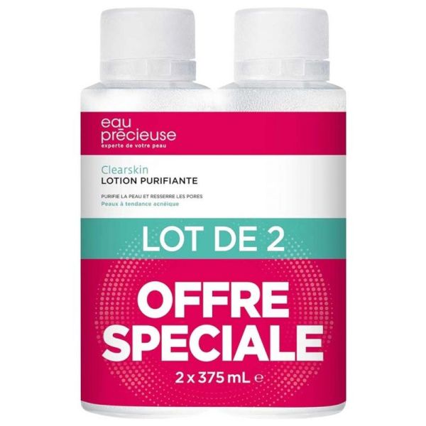 Lotion purifiante lot de 2 x 375 ml