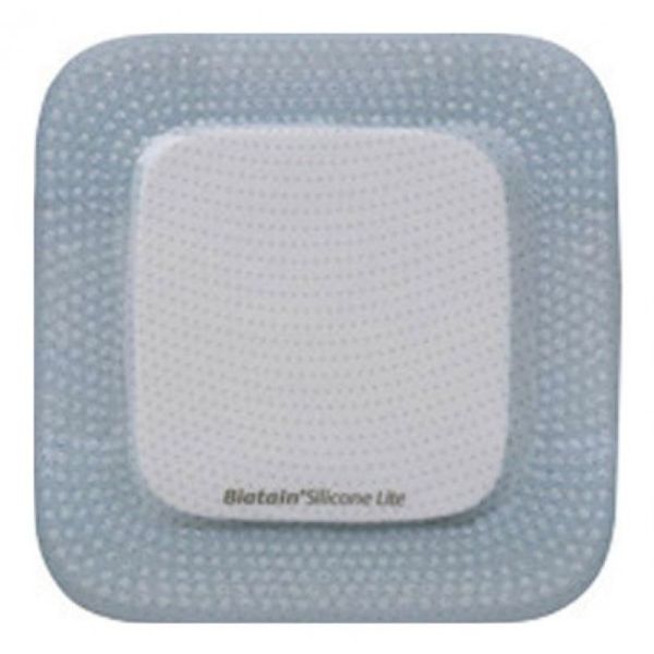 Biatain Silicone Lite Pansement Hydrocellulaire 5x12,5cm Boîte de 10 pansements