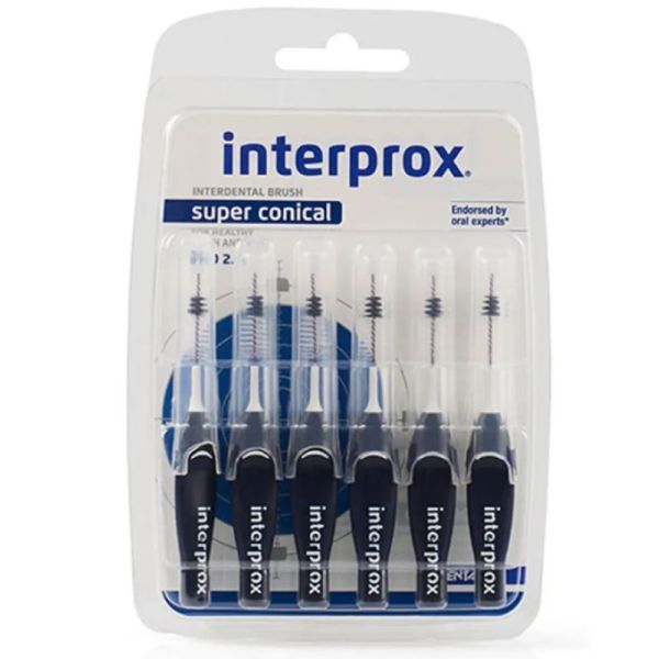 Super Conical Brossettes interdentaire 2.0 mm x6