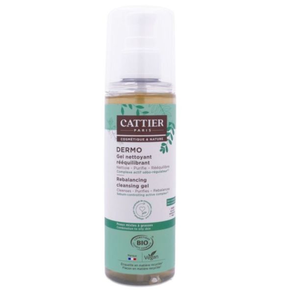 Gel nettoyant rééquilibrant peaux mixtes à grasses 200 ml