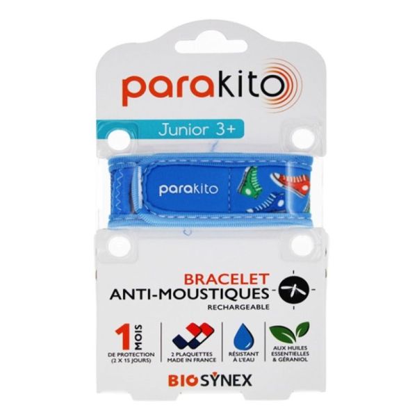 Bracelet anti-moustiques rechargeable Junior 5+ Basket