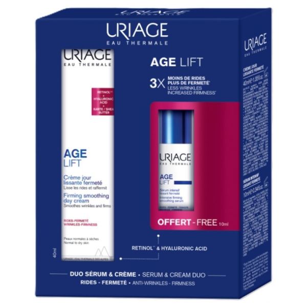 Age Lift Crème Jour Lissante Fermeté 40 ml + Sérum Intensif Lissant Fermeté 10 ml Offert