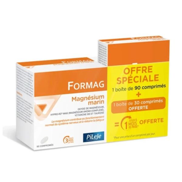 Formag Magnésium Marin 90 comprimés + 30 comprimés offerts