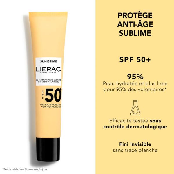 Sunissime Fluide Velouté Solaire Anti-Âge SPF50+