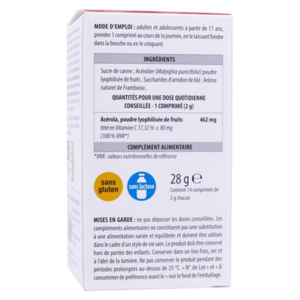 Vitamine C Naturcomplex - 14 comprimés à croquer