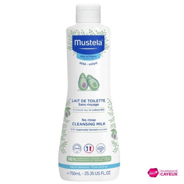 Lait de Toilette Sans Rinçage 750 ml