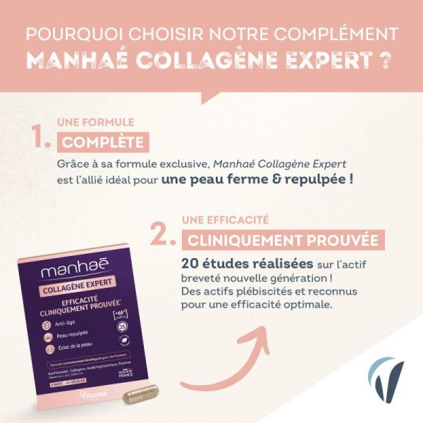 Manhaé Collagène Expert 30 Gélules