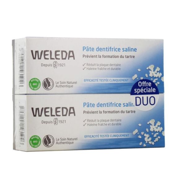 Pâte dentifrice saline 2x75ml