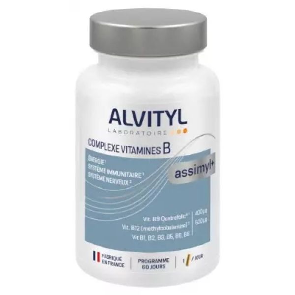 Assimyl+ Complexe Vitamines B – Énergie et Vitalité – 60 gélules