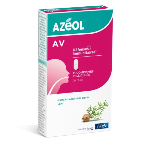 Azéol AV Défenses Immunitaires 15 comprimés